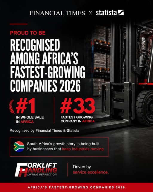 Forklift Handling Recognised in the Financial Times Africa’s Fastest-Growing Companies 2026 Ranking
