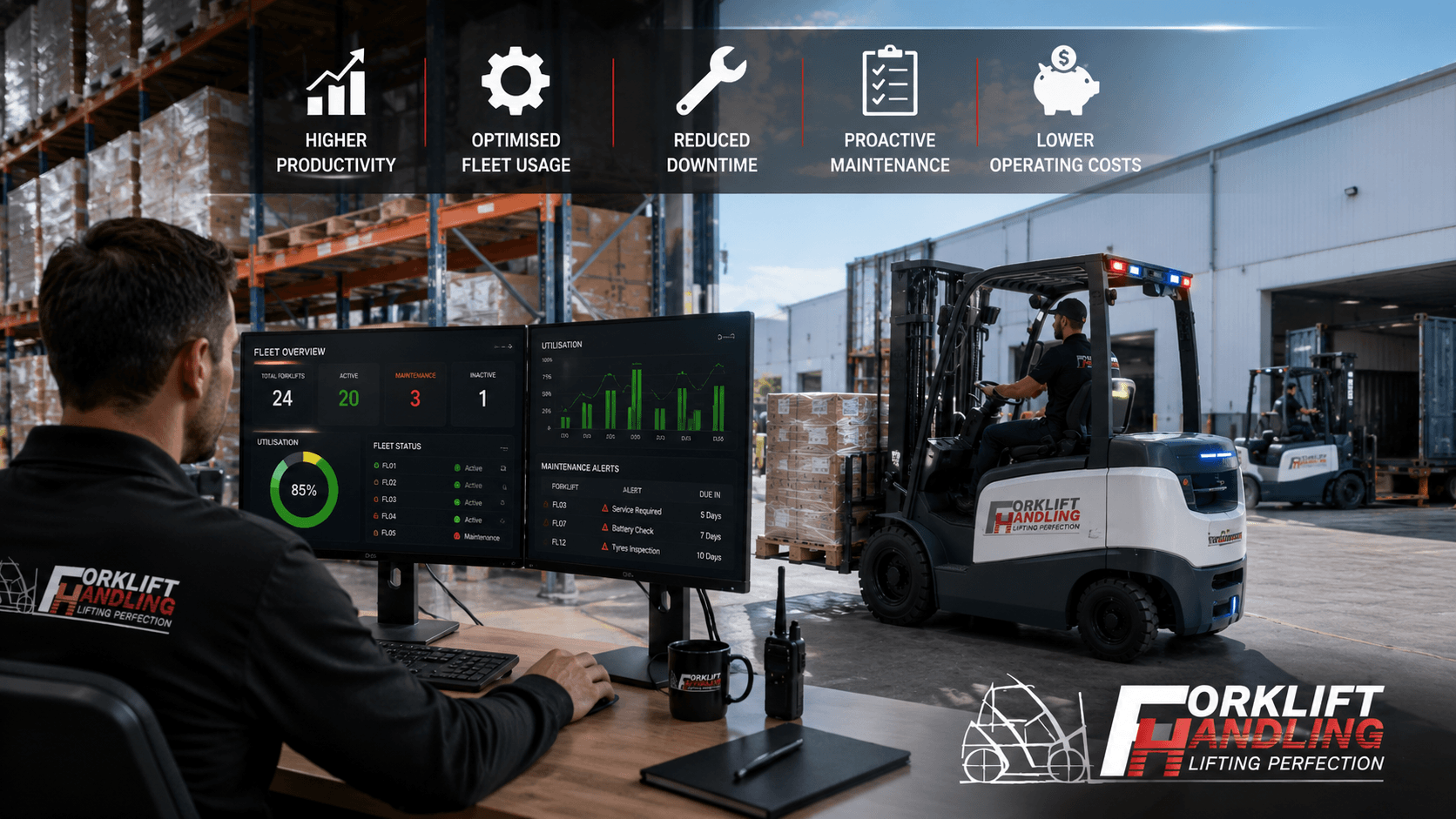 How Forklift Fleet Management Improves Productivity